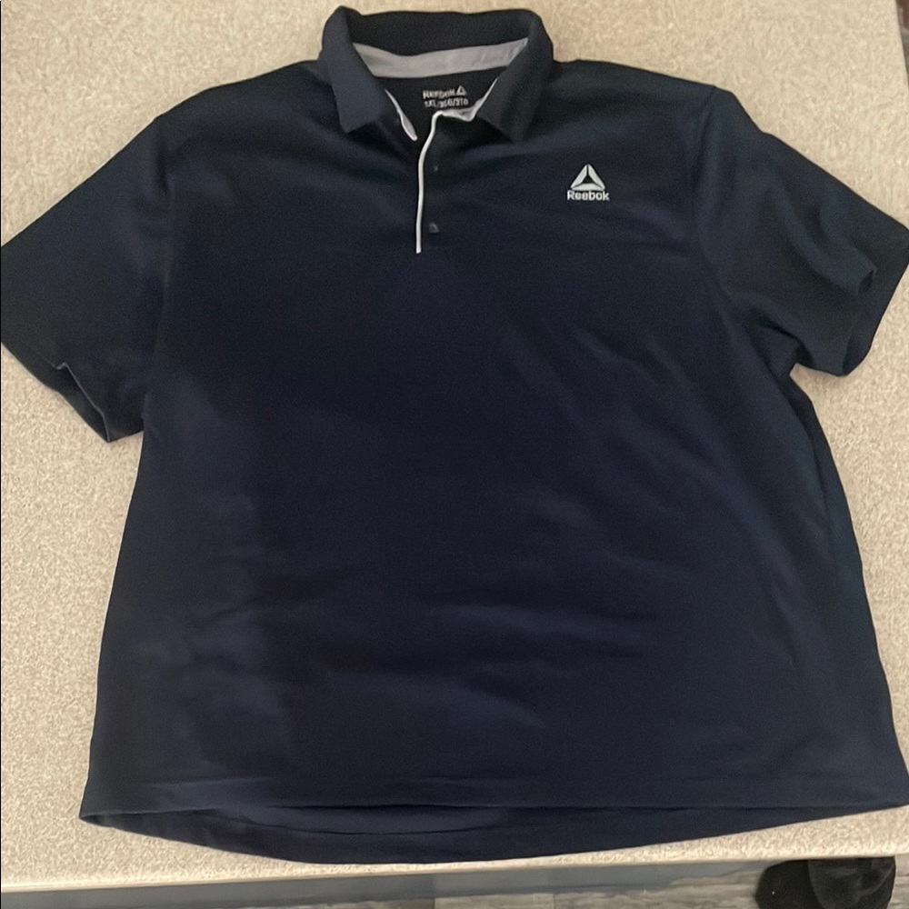 .Reebok Blue Polo Shirt with Classic Design 3XL